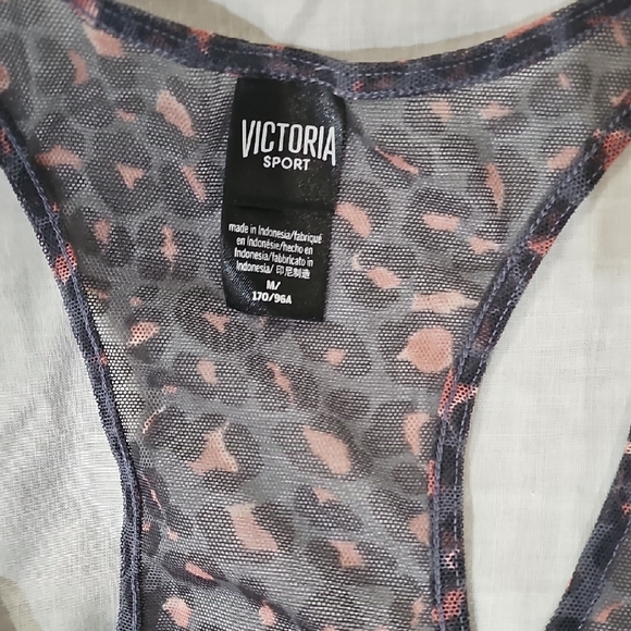 PINK Victoria's Secret Black Sleeveless Tank Top - Picture 2 of 3